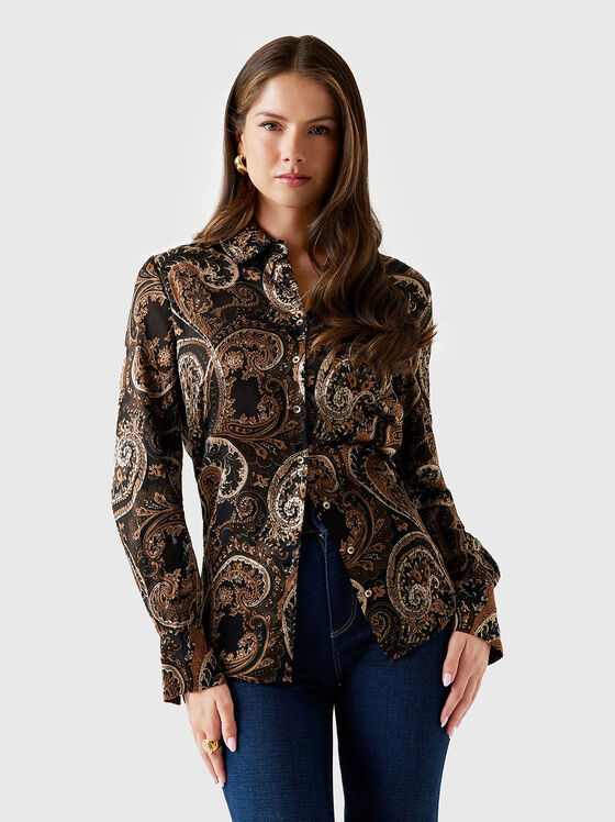CLARISSE paisley print shirt - 1
