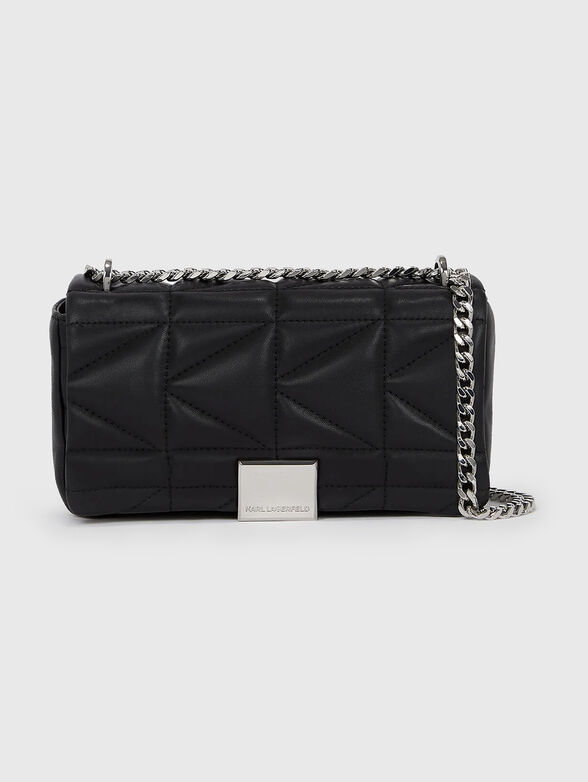 Crossbody bag with golden logo detail - 1