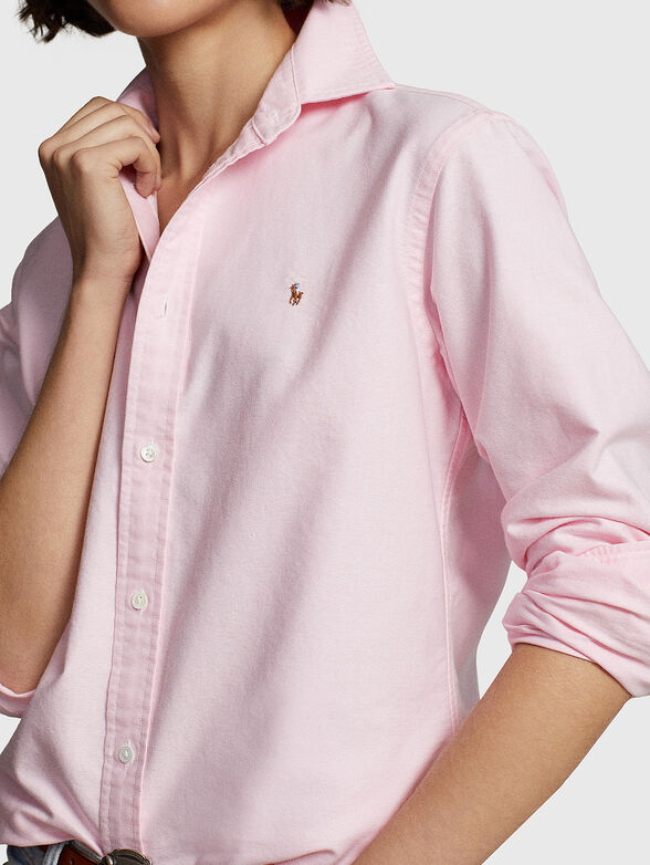 Cotton logo shirt  - 4