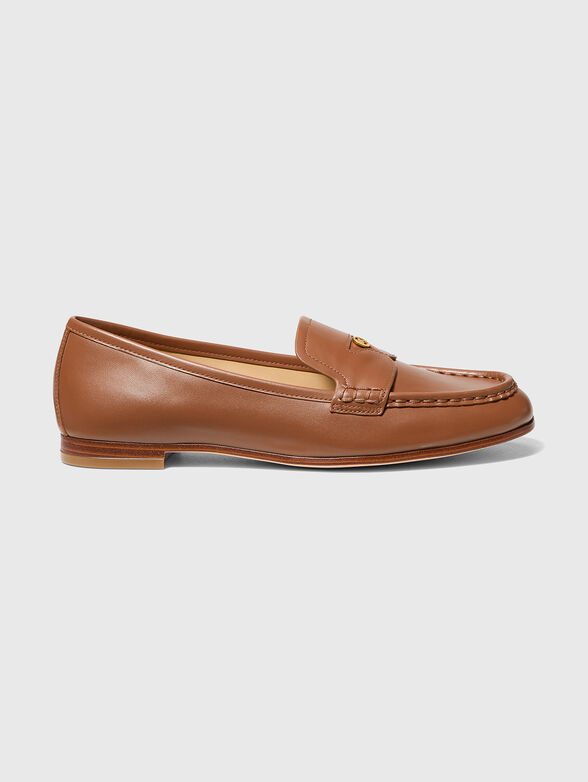 JENNINGS leather loafers in black  - 3