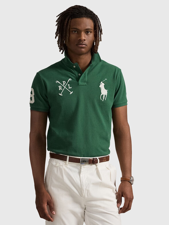 Polo shirt with logo embroidery - 1