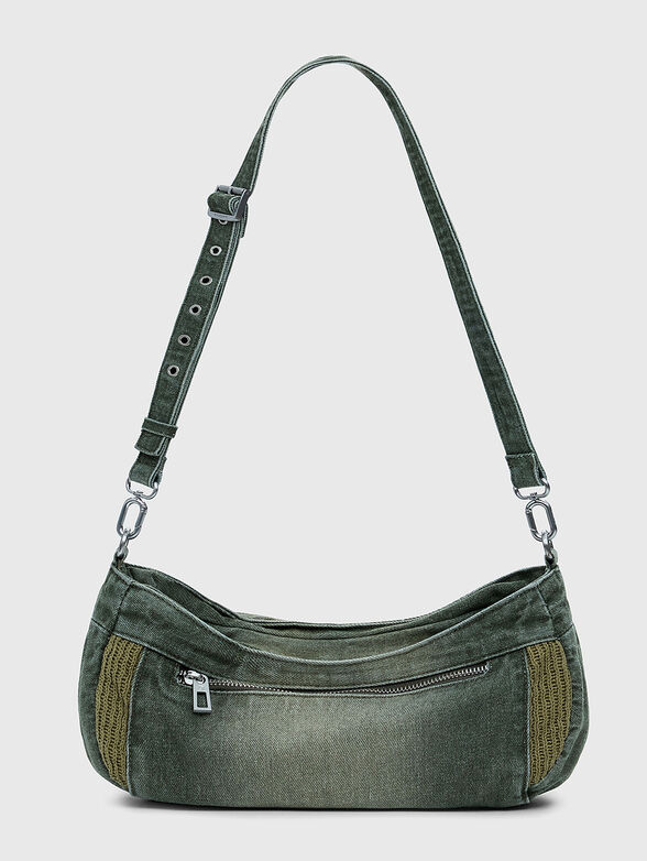 Small denim bag with pockets - 3