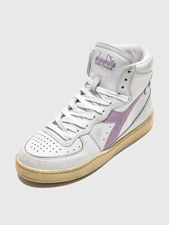 MI BASKET Leather sneakers - 4