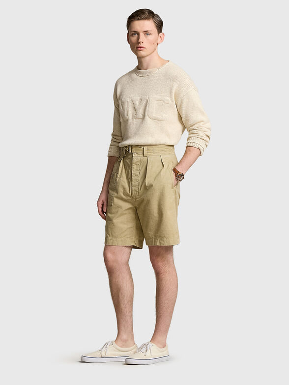 Sweater with embossed accent  - 2