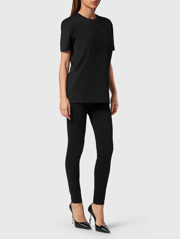 T-shirt with accent embroidery - 2