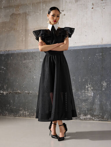 Black midi skirt - 5