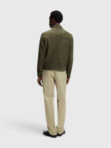 Green suede jacket - 3