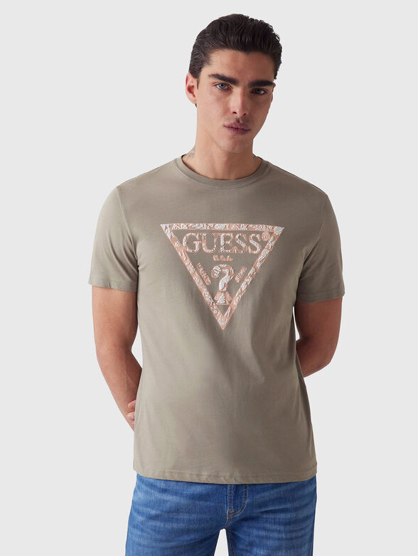 T-shirt with triangular logo - 1