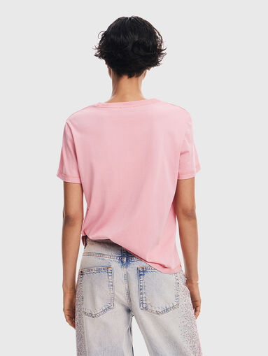 BRANDY T-shirt with embossed logo in grey - 3