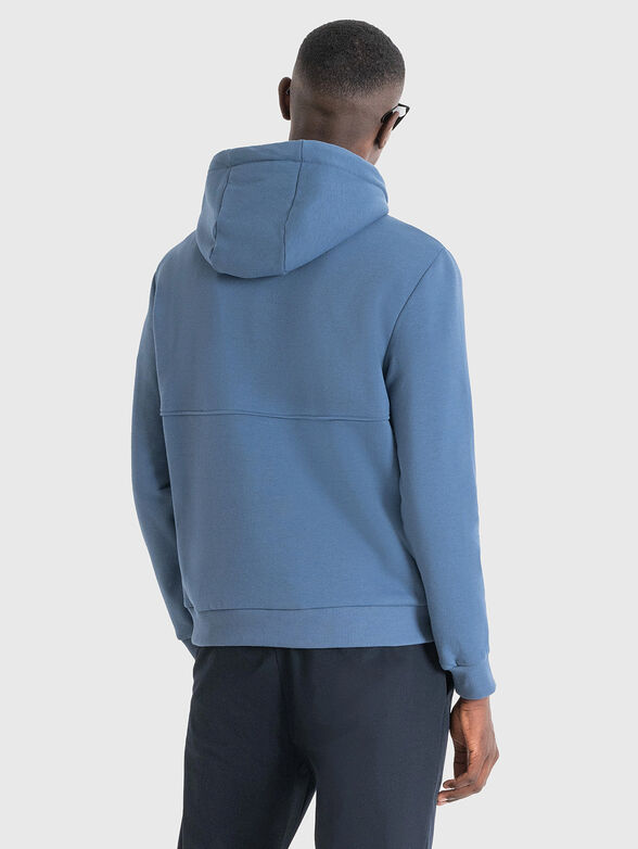 Sweatshirt with embossed logo accent - 2