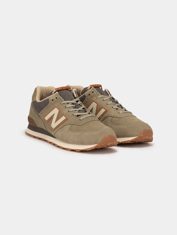 574 suede sports shoes - 2