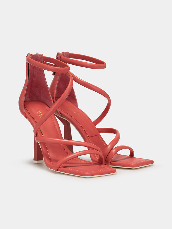 LEANCE black high-heeled sandals  - 2