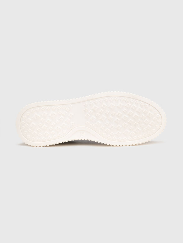 Suede sports shoes with logo - 5