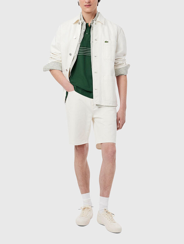 Polo shirt with accent stitching - 2