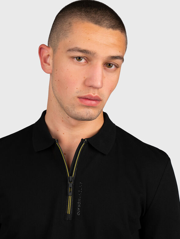 Cotton pique polo-shirt - 3