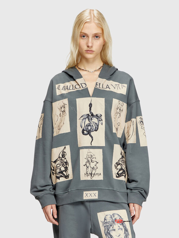 S-BOXT-HOOD-DD unisex sweatshirt  - 2