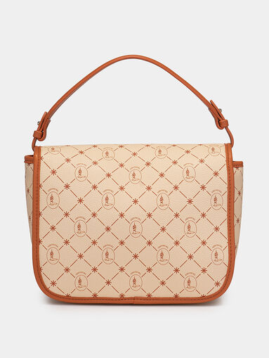 CLAVEL handbag with monogram logo print - 3