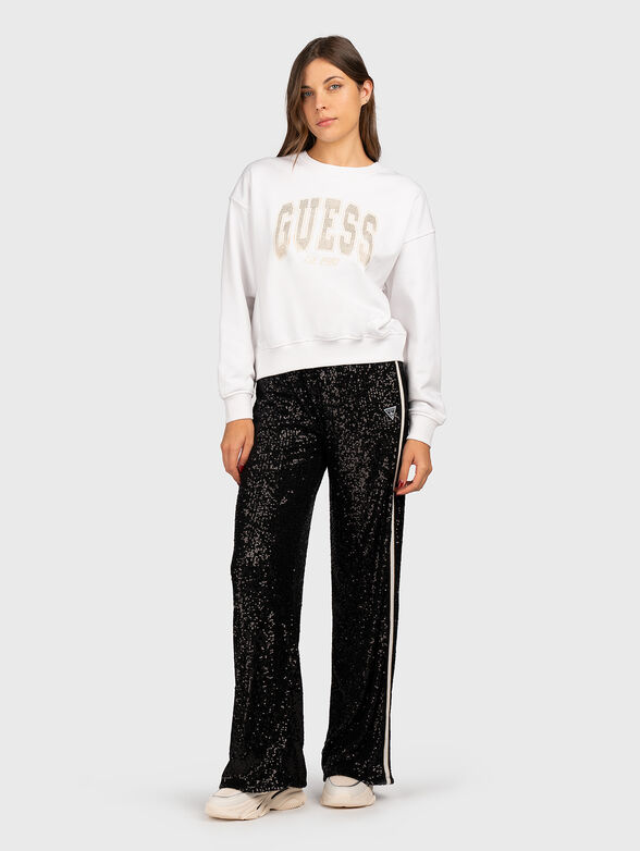 Sweatshirt with accent logo - 1