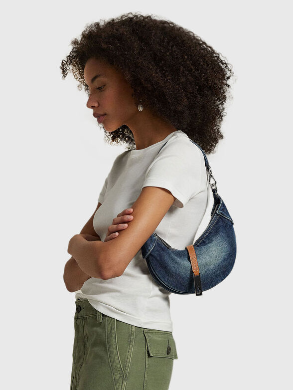 Denim mini shoulder bag - 2