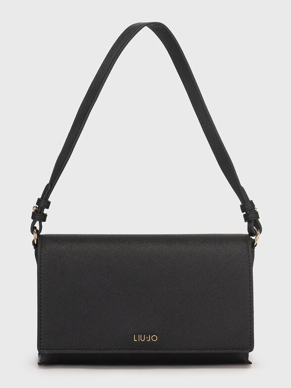 Black handbag with two straps - 1
