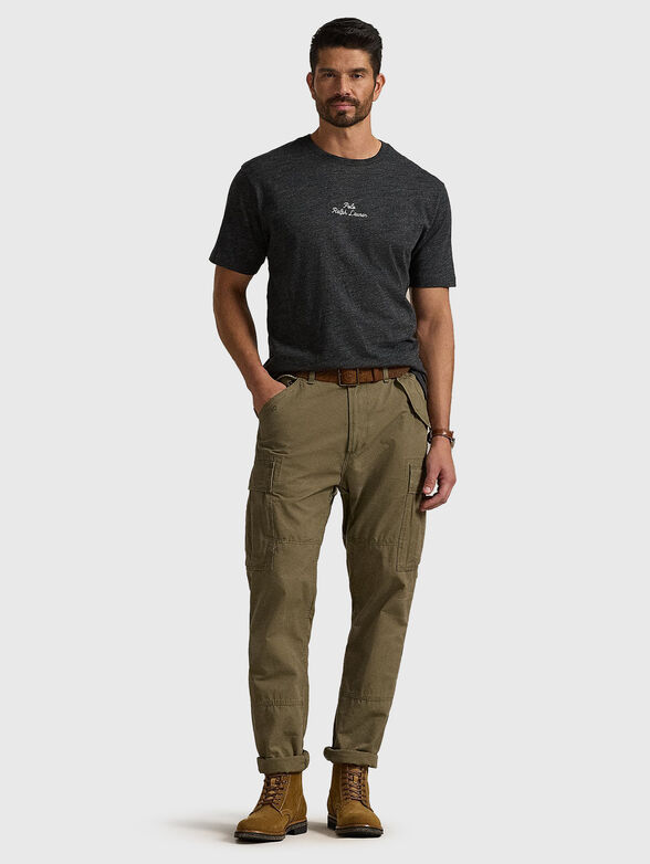 Cotton T-shirt with logo - 2