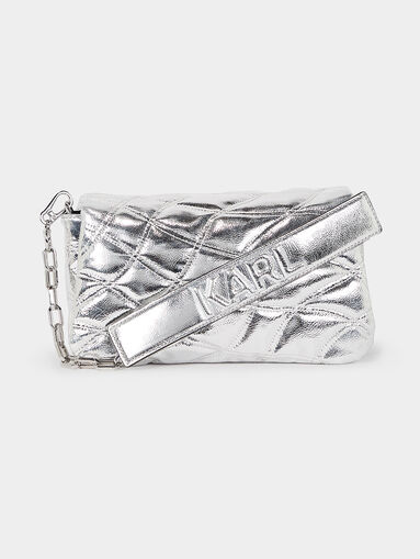 K/SIGNATURE crossbody bag in silver color - 3