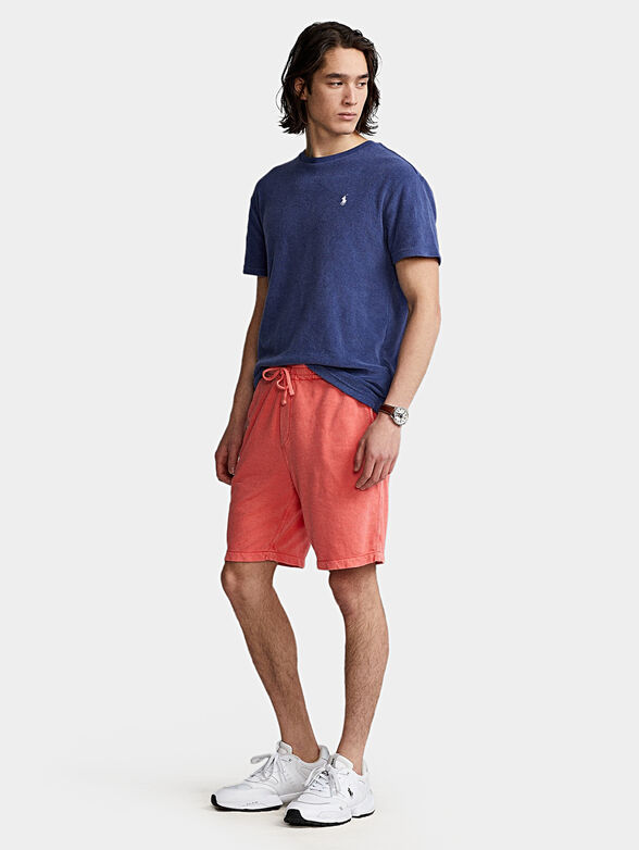 Blue T-shirt with logo - 2
