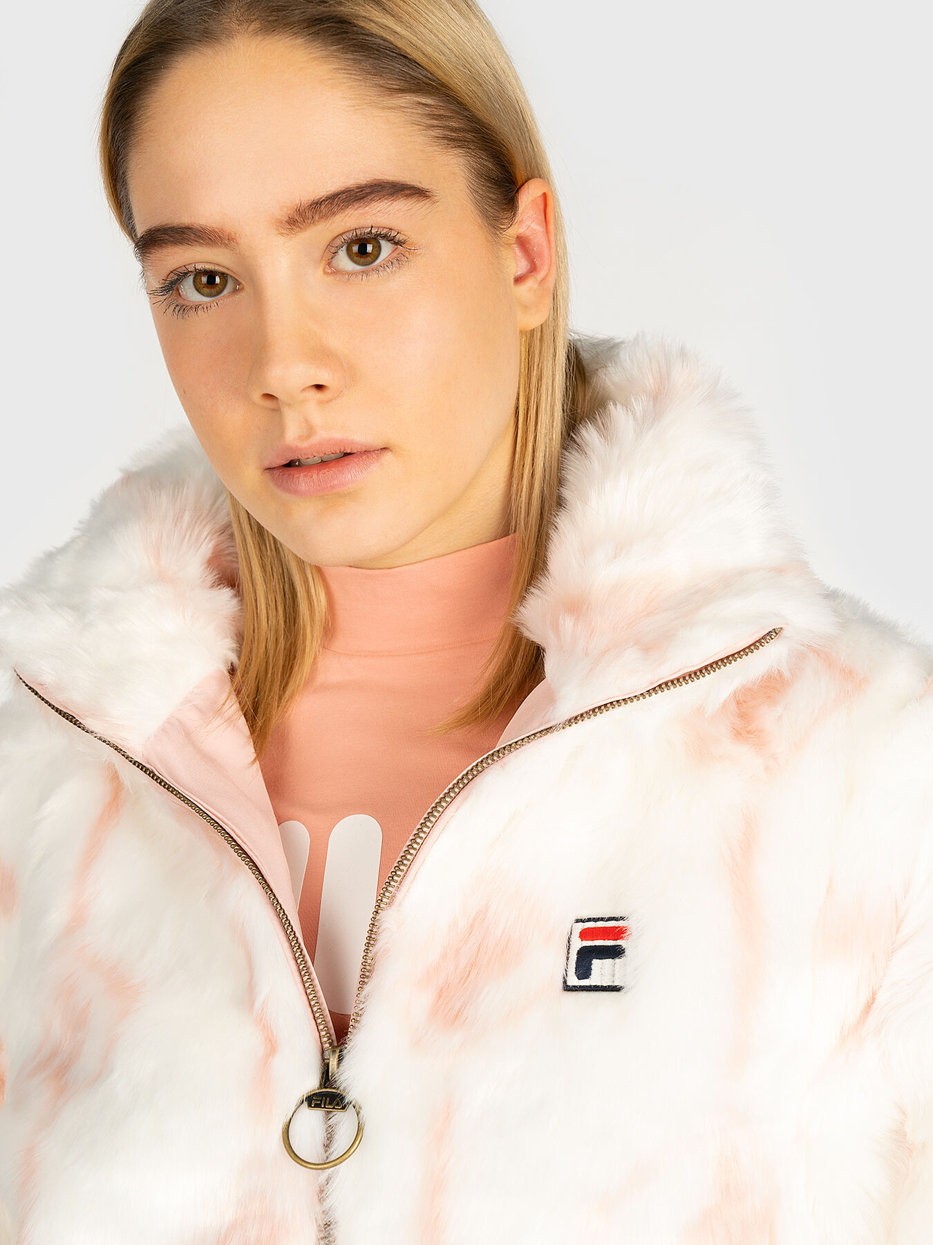 Faux fur jacket HARUTO brand FILA Globalbrandsstore en
