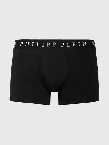 Black boxers with logo print - 3
