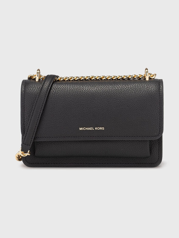 Leather crossbody bag with chain - 1
