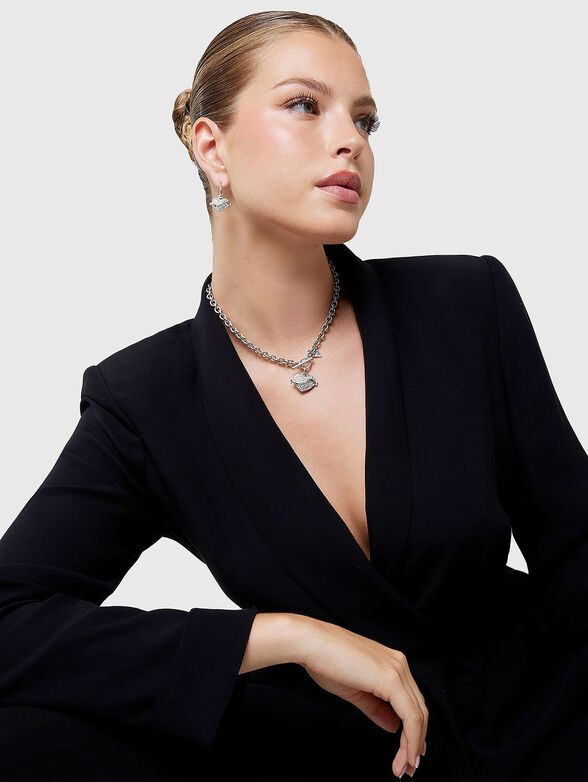 HEART necklace wirh logo - 2