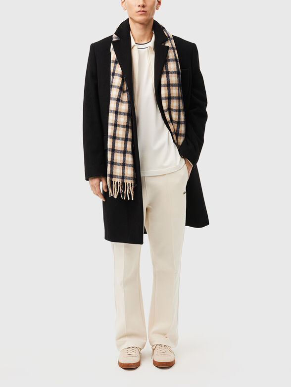 Black piqu&eacute; T-shirt  - 2