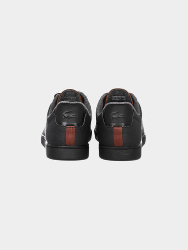 CARNABY EVO 318 Black leather sneakers - 4
