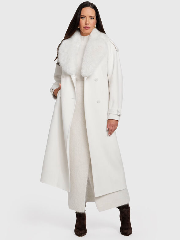 ELLA wool coat with waist belt - 2