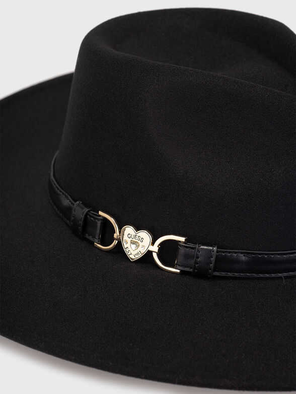 Black fedora hat - 4