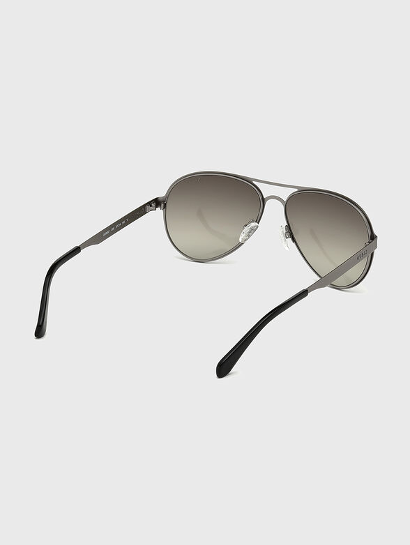 Sunglasses with silver metal frames - 5