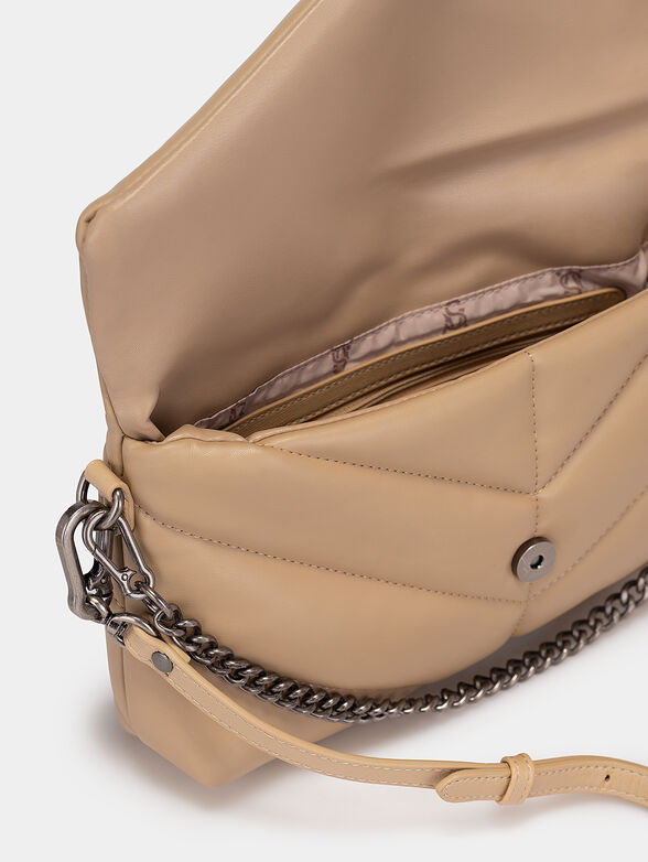 BGALA beige bag with logo accent - 5