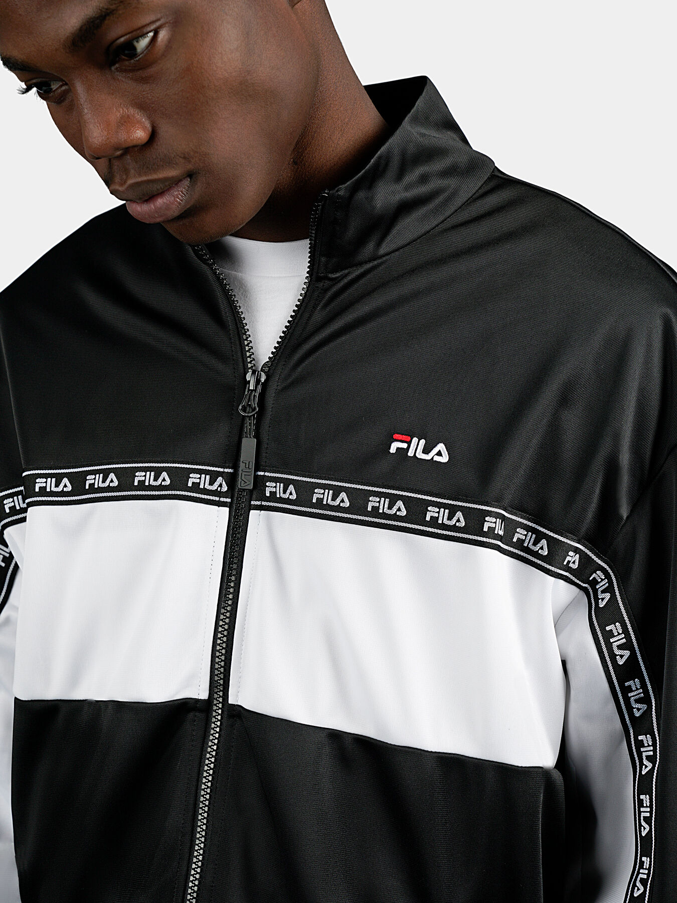 HACHIRO Track jacket in black brand FILA — Globalbrandsstore