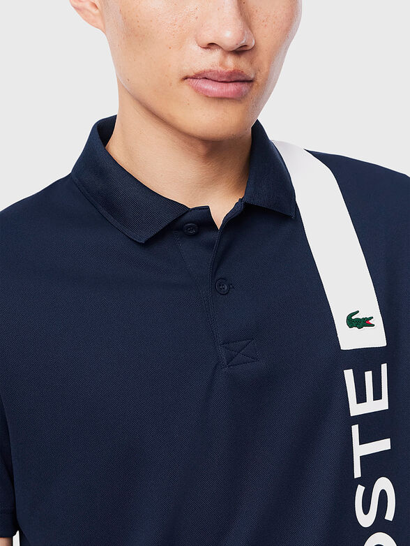 Tennis polo shirt with contrasting details - 4