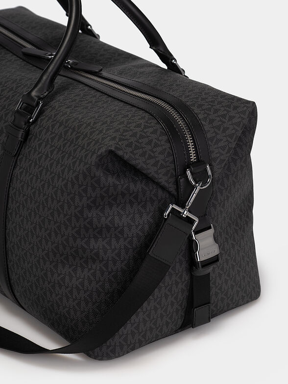 HUDSON weekender bag with monogram logo print - 5