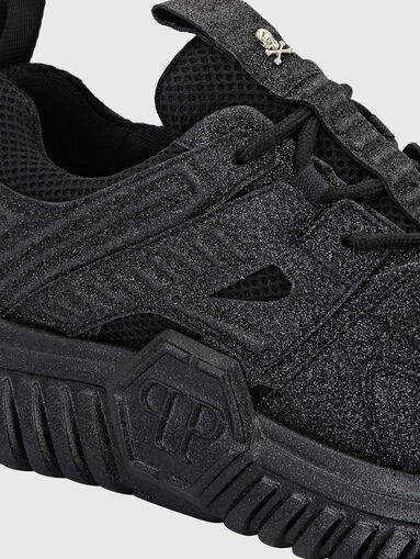 Black shiny sneakers - 3