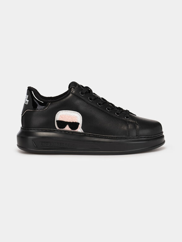 KAPRI IKONIC black sneakers with applied detail - 1