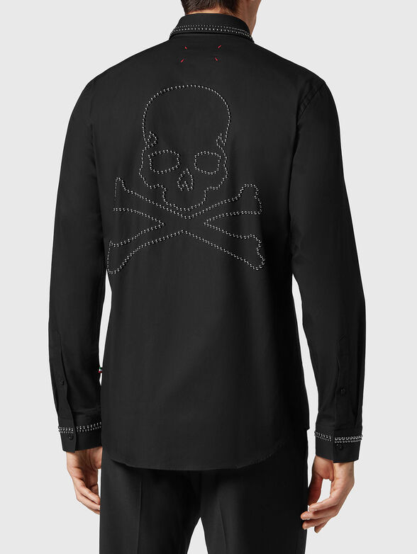 SUGAR DADDY black shirt with eyelets - 2
