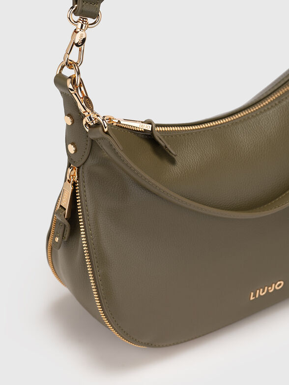 Crossbody bag with accent zipper - 6