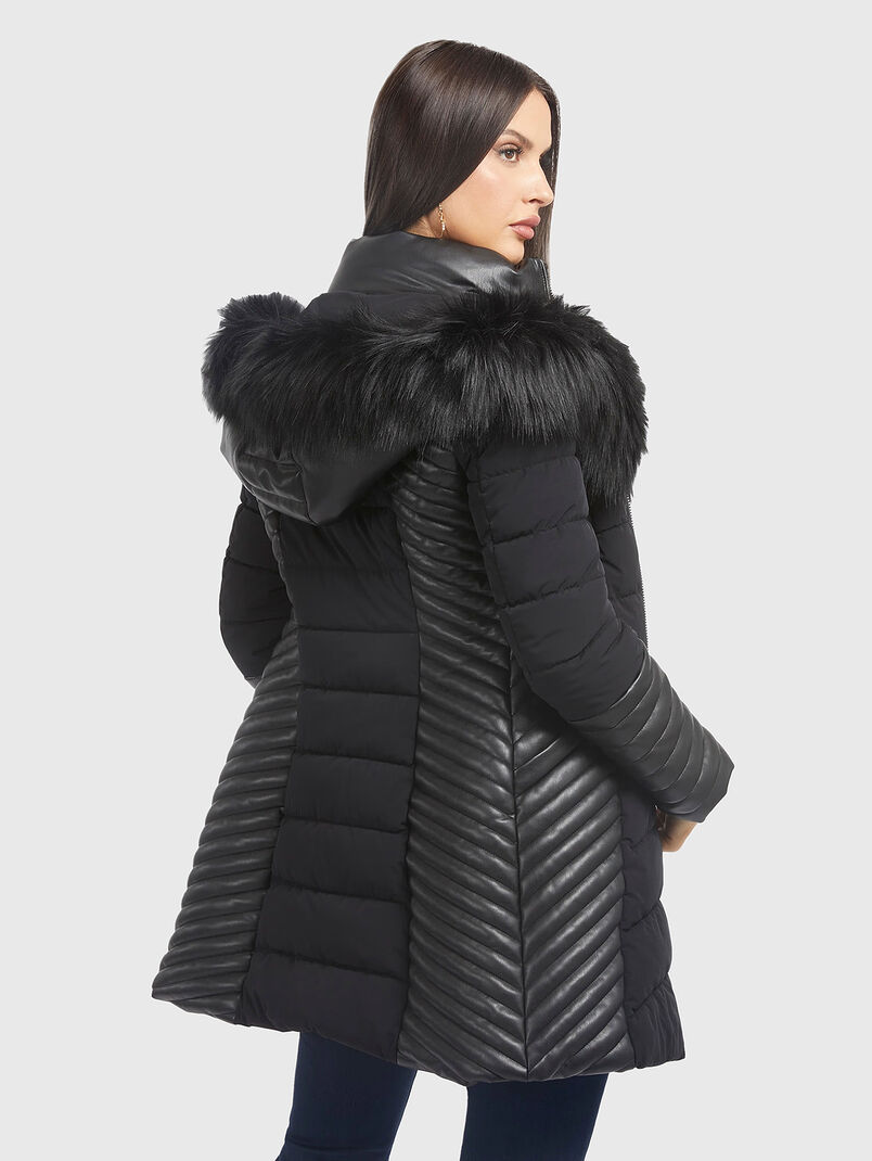 Black puffer jacket - 3