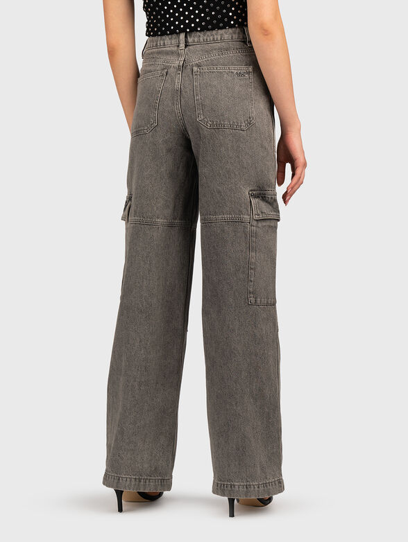 Cargo jeans with wide legs - 2