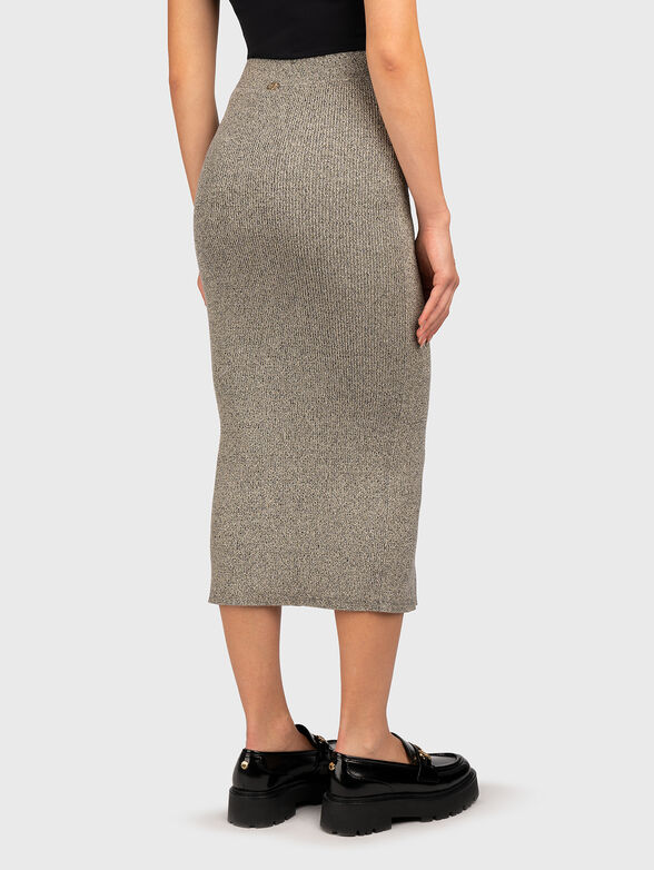 Midi skirt with lurex threads - 2
