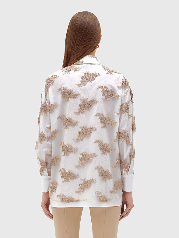 Shirt with accent embroidery - 3