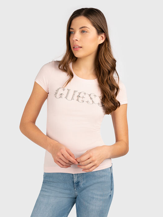 T-shirt with rhinestones 