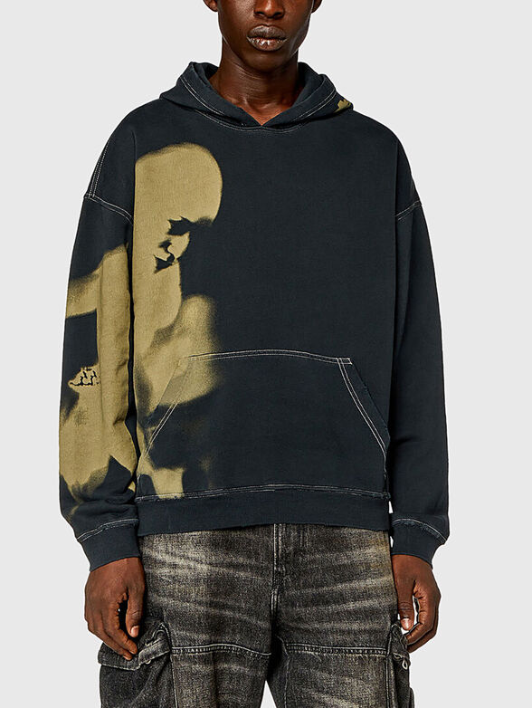 Sweatshirt with contrast print - 1